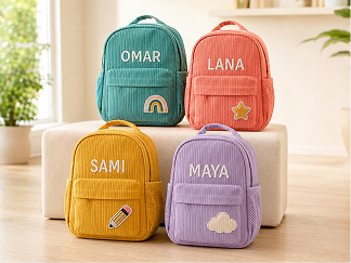 Customised backpacks